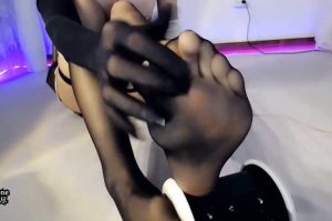 圈圈ASMR 黑丝足盛宴（23.04.15~1）